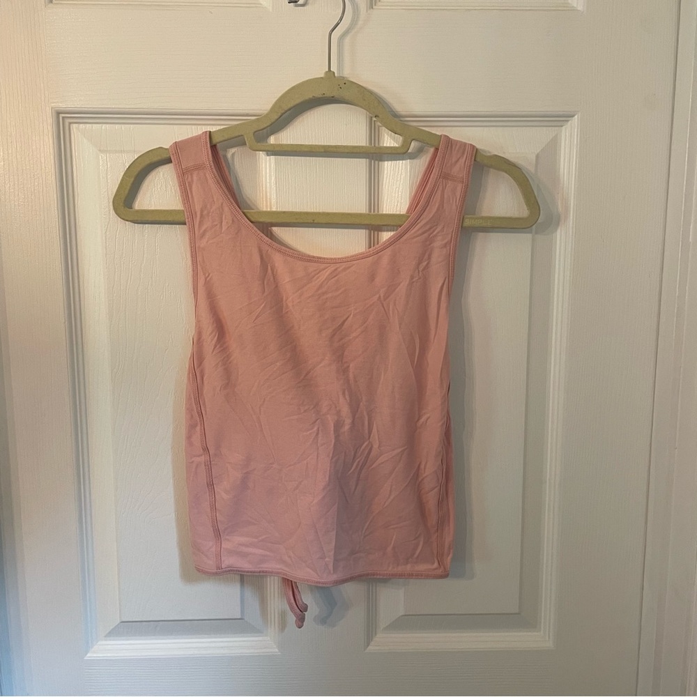 Pink Sleeveless Top